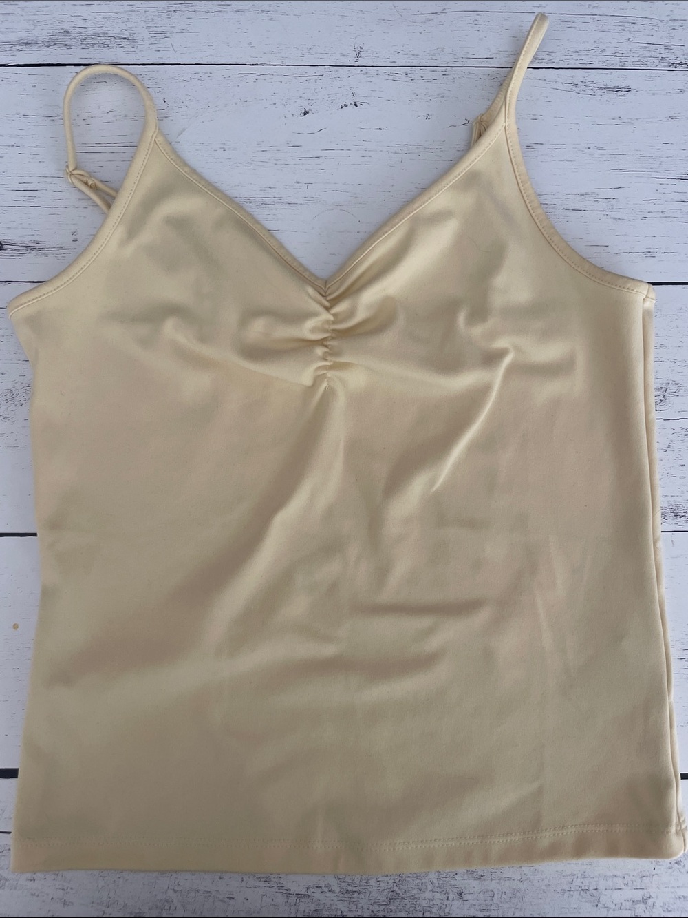 wild fable Butter yellow Cream Cami Tank size small